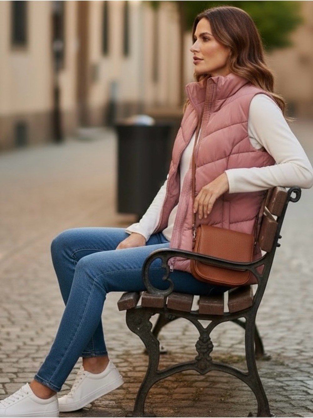 Aeropostale Vest Mauve Pink Women’s Small - Picture 3 of 4